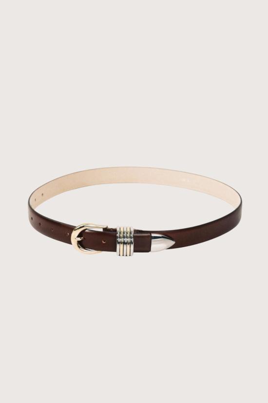  데한체 레귤러 벨트 홀리호크 혼합 금속  브라운/실버/골드