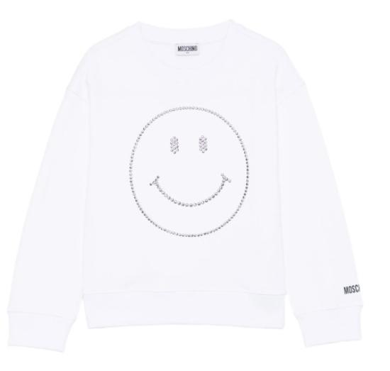 25FW [키즈] 모스키노 트레이닝 상의 HUF09BLCA87 10101 White