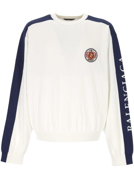 25FW 발렌시아가 긴팔 티셔츠 849509 T34208487 WHITE MULTICO