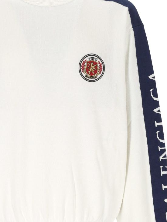 25FW 발렌시아가 긴팔 티셔츠 849509 T34208487 WHITE MULTICO - BALENCIAGA