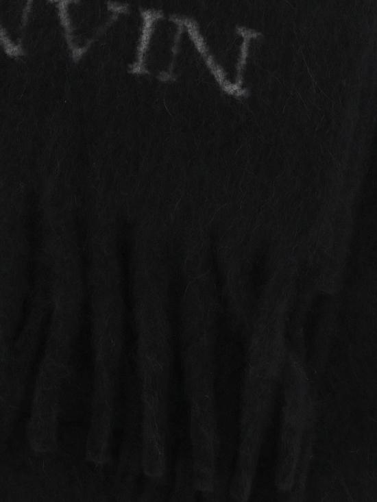 25FW 랑방 머플러/스카프 AWSAFS0K POOLH23B123 BLACK MIDNIGHT BLUE - LANVIN