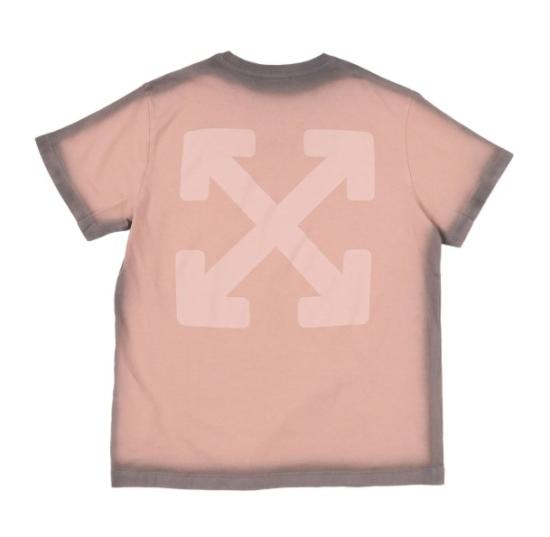25FW [키즈] 오프화이트 티셔츠 OGAA001F25JER00B 3B3C Rose pink - OFF WHITE