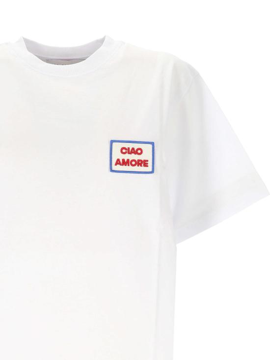 25FW 지아다 베닌카사 반팔 티셔츠 22104 01 White - GIADA BENINCASA