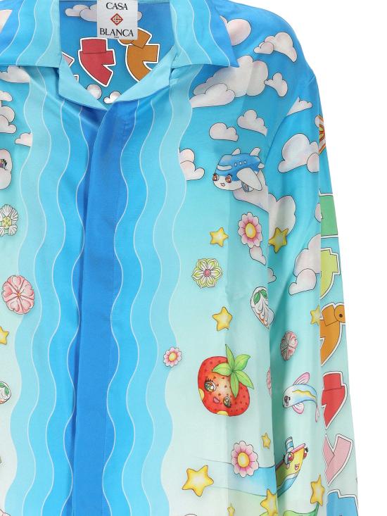 25FW 카사블랑카 셔츠 AW25SH00608 KAWAII - CASABLANCA