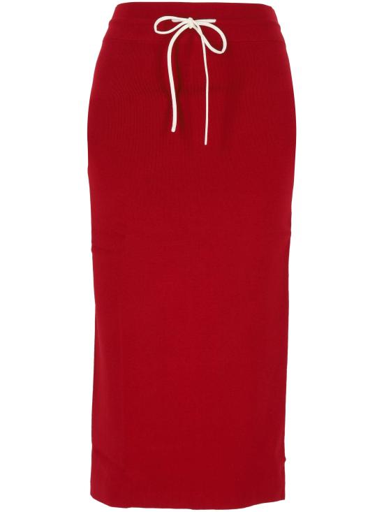 25FW 파트리지아페페 미디 스커트 8G0468 K266R863 EXTREME RED