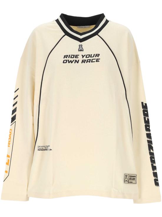 25FW 파트리지아페페 반팔 티셔츠 2M4516 J356J4Q2 WOOLY WHITE