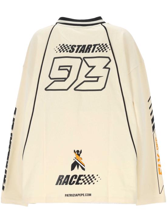 25FW 파트리지아페페 반팔 티셔츠 2M4516 J356J4Q2 WOOLY WHITE - PATRIZIA PEPE