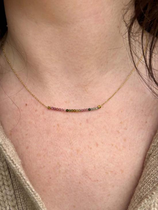  앤 스포르턴 목걸이/팬던트 앤 스포툰 센터 수박 토르말린 목걸이