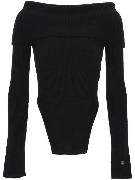 25FW 아니예 바이 바디수트 티셔츠 181047 00336 Black