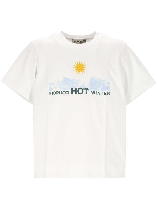 25FW 피오루찌 반팔 티셔츠 M25FWJTS 001CJ01WH01 White