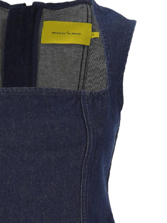 25FW 마르케스 알메이다 긴팔 티셔츠 AW25TP0697DNMBL BLUE Blue - MARQUES ALMEIDA