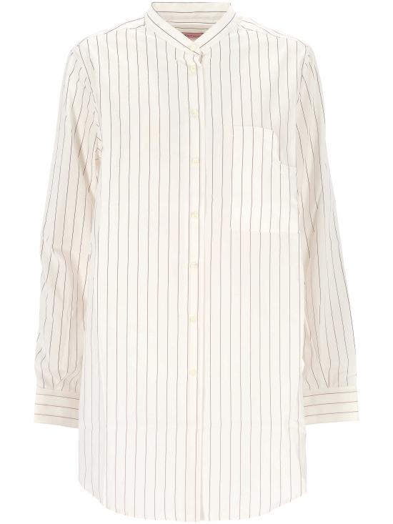 25FW 쿠안티코 블라우스 CLOE 06 BORDEAUX WHITE