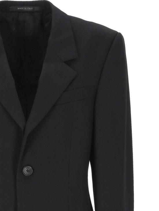 25FW 발렌시아가 스탠다드 테일러드 자켓 850772 TPT071038 Black - BALENCIAGA