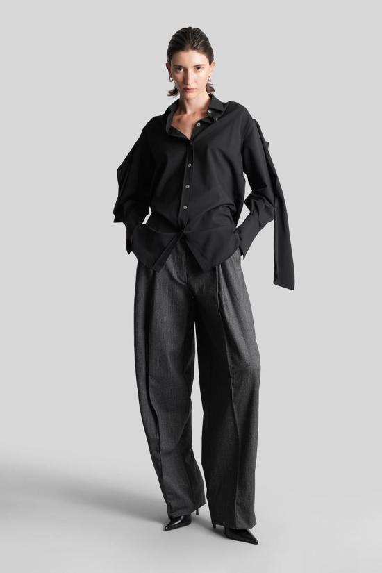 25FW 더 레이티스트 블라우스 425010 TLW04003W0206ABTP Black - THE LATEST