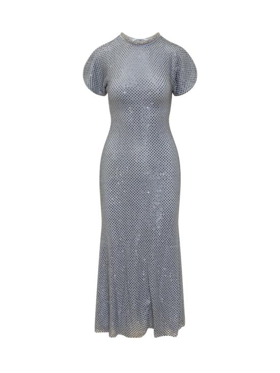 26SS 셀프 포트레이트 롱 원피스 RS26506MBL BLUE