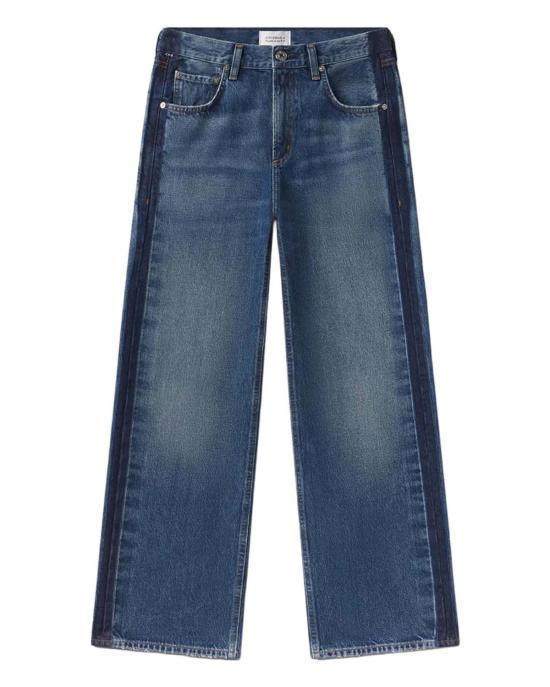  시티즌 오브 휴머니티 데님 팬츠 시티즌스 오브 휴머니티 린즈 이지 스트레이트 턱시도 스트라이프 진 블루