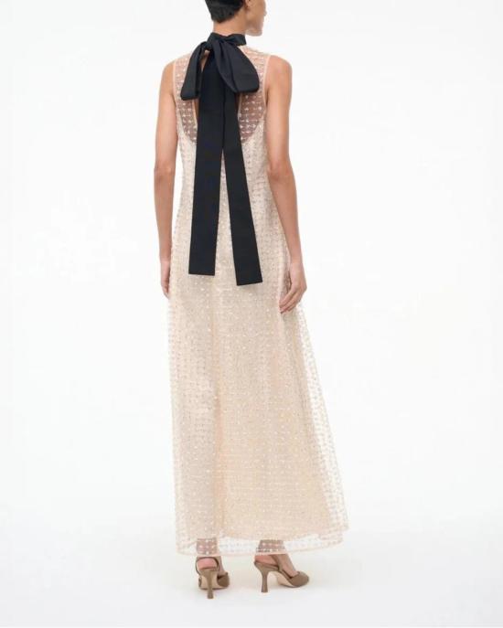  스타우드 롱 원피스 알비 드레스 크림 - STAUD