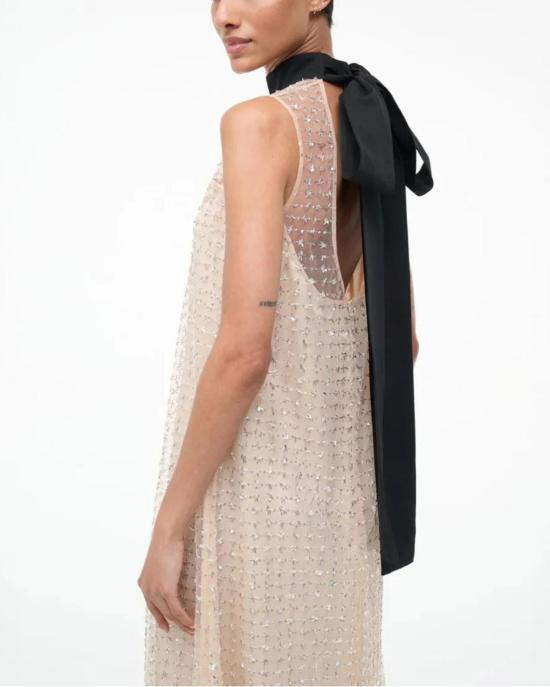  스타우드 롱 원피스 알비 드레스 크림 - STAUD