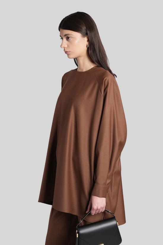 25FW 지안루카카페놀로 블라우스 431372 25IT611500 BROWN - GIANLUCA CAPANNOLO