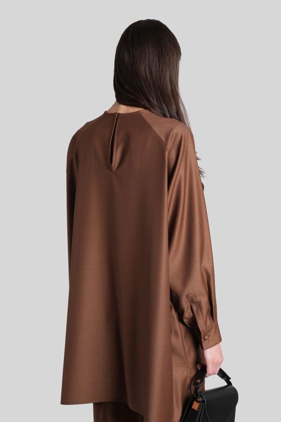 25FW 지안루카카페놀로 블라우스 431372 25IT611500 BROWN - GIANLUCA CAPANNOLO