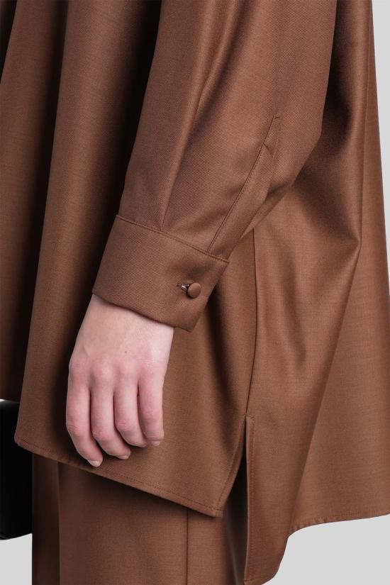 25FW 지안루카카페놀로 블라우스 431372 25IT611500 BROWN - GIANLUCA CAPANNOLO