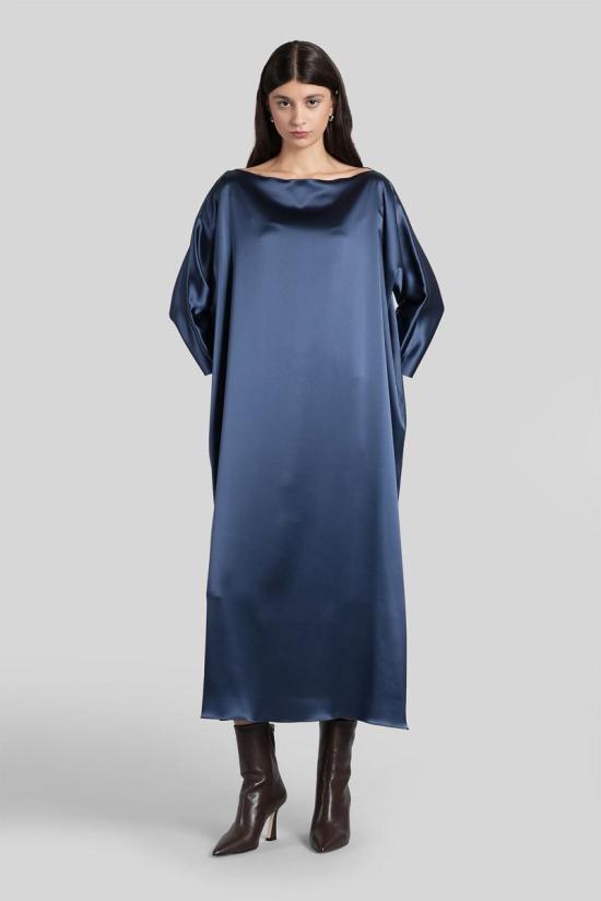 25FW 지안루카카페놀로 롱 원피스 431362 25IAL416600S BLUE