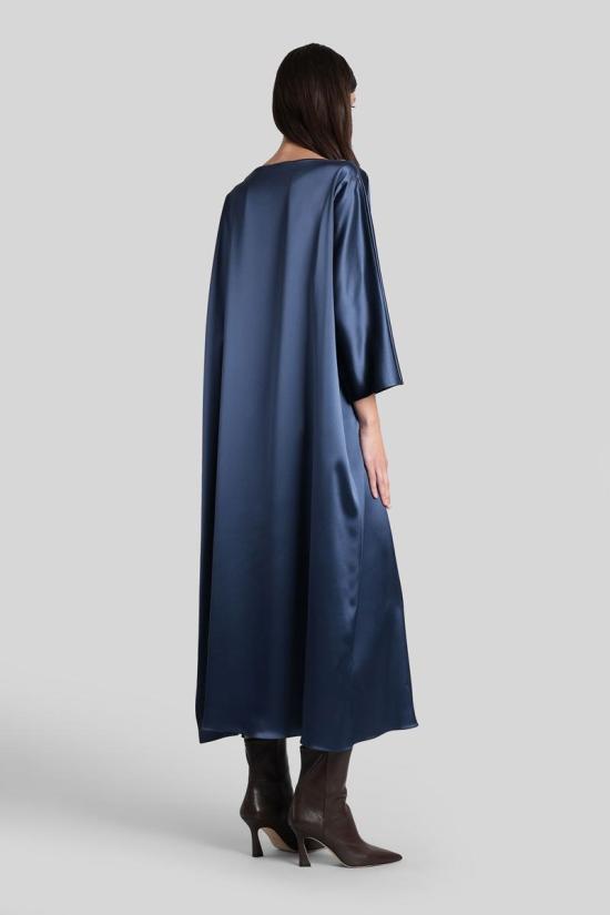 25FW 지안루카카페놀로 롱 원피스 431362 25IAL416600S BLUE - GIANLUCA CAPANNOLO