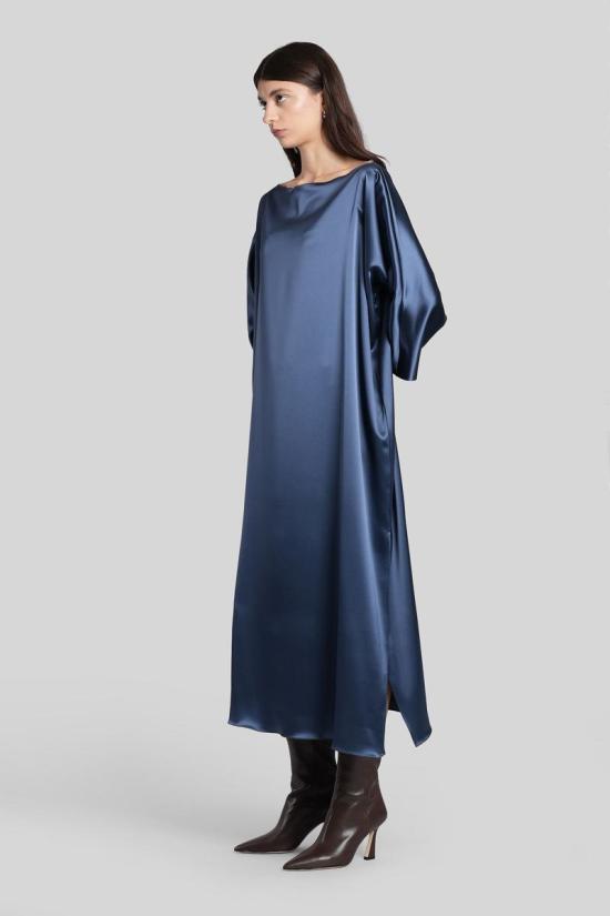 25FW 지안루카카페놀로 롱 원피스 431362 25IAL416600S BLUE - GIANLUCA CAPANNOLO