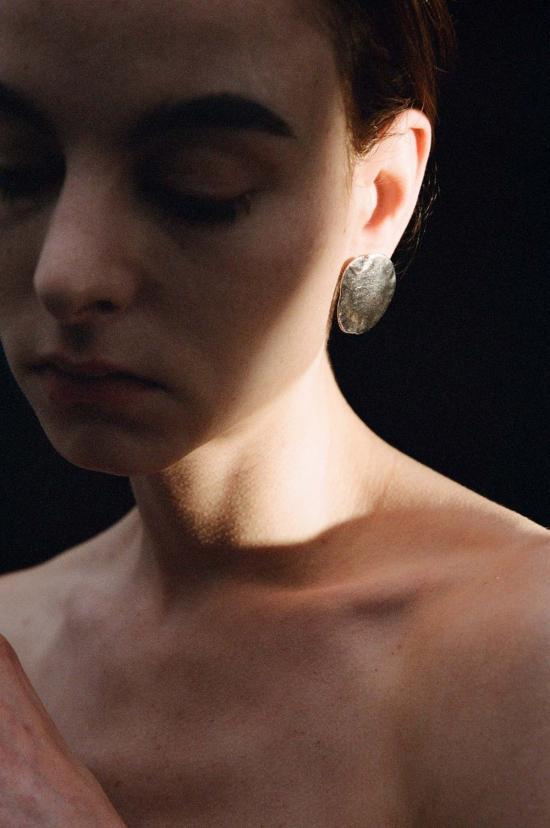  에이비오에이비 이어링 아보압 너트쉘 귀걸이 스털링 실버