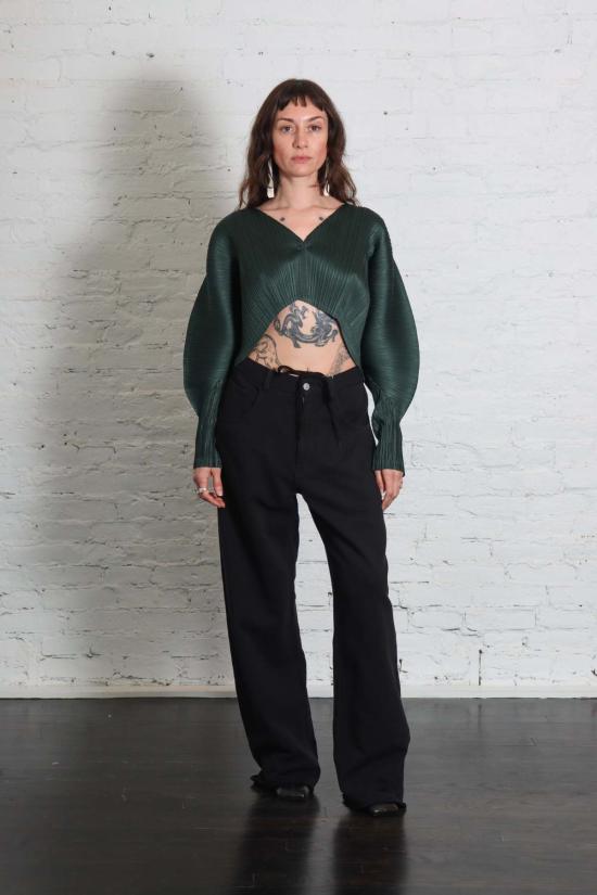  플리츠플리즈 가디건 이세이 미야케 플리츠 플리즈 12월 월간 컬러 카디건