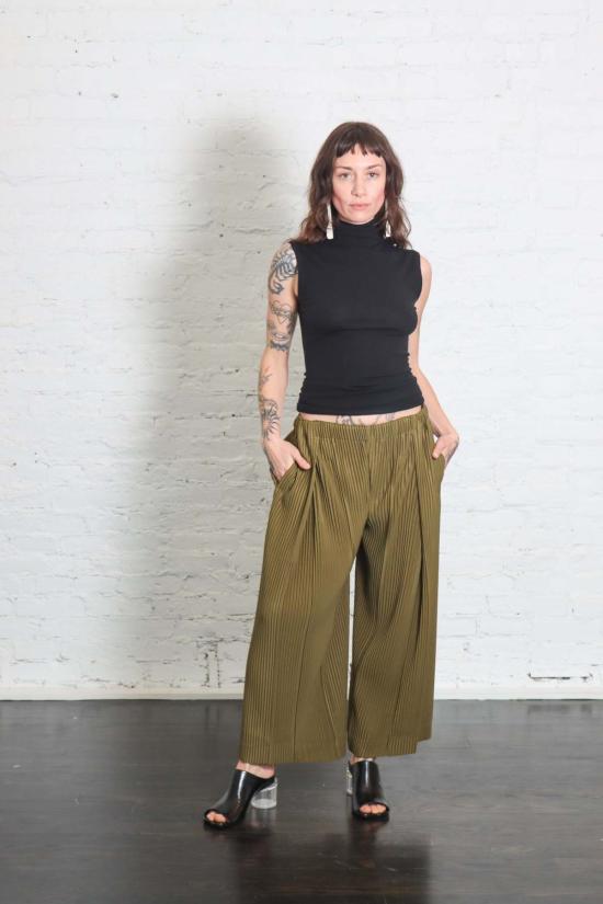  이세이 미야케 스트레이트 팬츠 옴므 플리세  플리츠 하의 2 - ISSEY MIYAKE