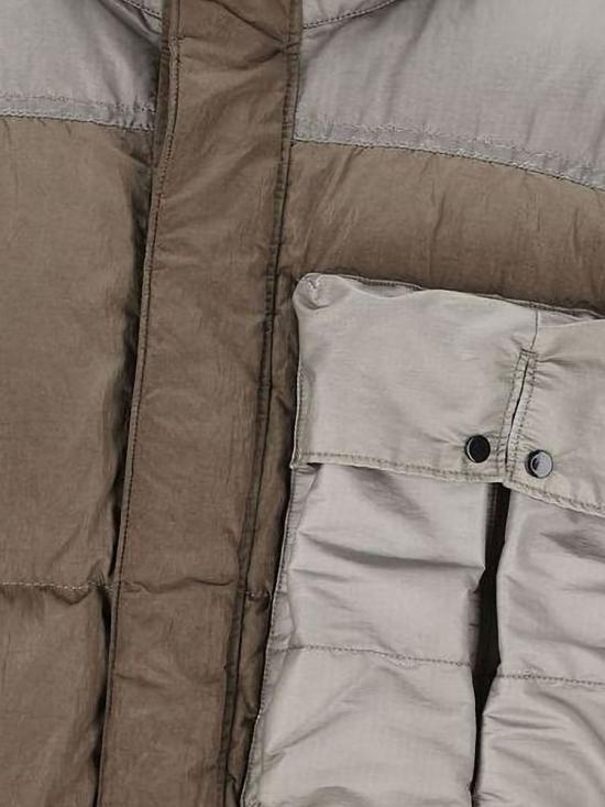 24FW 씨피 컴퍼니 에코 크롬-R 믹스드 고글 다운 자켓 17CMOW032A006369M Verde Green - C.P. COMPANY