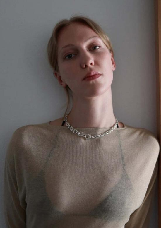  아니카 이네즈 목걸이/팬던트 테이퍼드 링크 네크리스