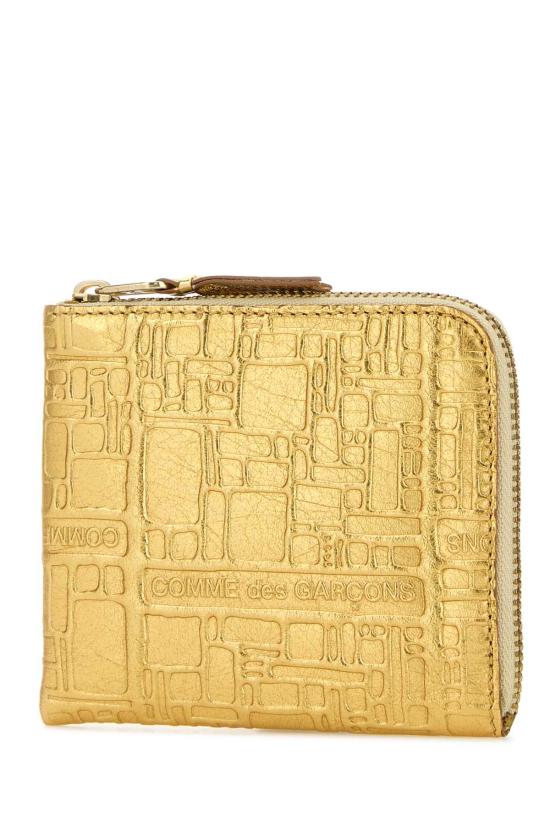 26SS 꼼데가르송 남성지갑 SA3100EG GOLD Gold - COMME DES GARCONS