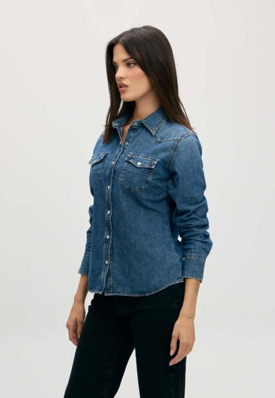  에티카 데님 셔츠 웨스턴 셔츠 - ETICA