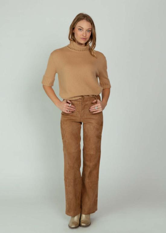  아르마 스트레이트 팬츠 마리나 스웨이드  오크