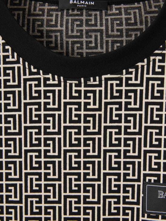 26SS 발망 긴팔 셔츠 FH1EG000BC90 GFEIVOIRE NOIR Multicolor - BALMAIN