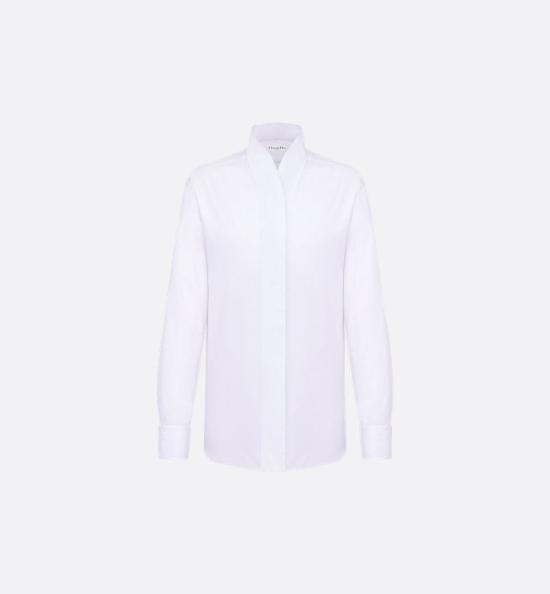 25FW 디올 셔츠 541B57A3356 0100 WHITE