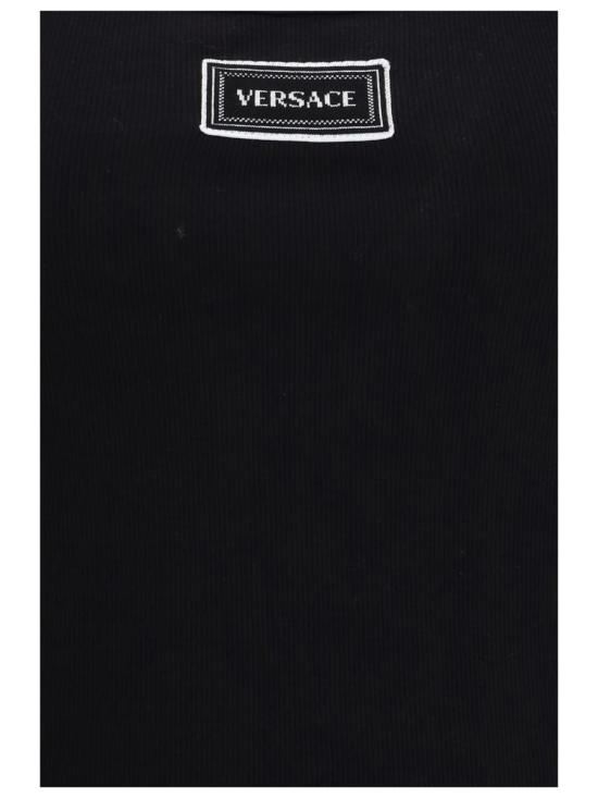 26SS 베르사체 민소매 티셔츠 10232101A17222 1B000 Black - VERSACE