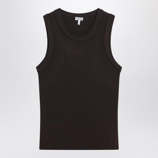 26SS 로에베 민소매 티셔츠 S359Y55K51VI S LOEW 3100 BROWN