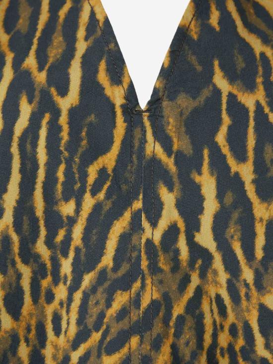 26SS 가니 민소매 티셔츠 A1040087 894Khaki Multicolor - GANNI