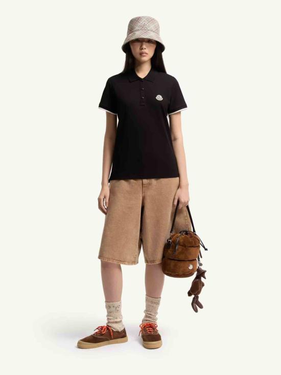 26SS 몽클레어 폴로 티셔츠 L10938A0000484720 999 Black - MONCLER
