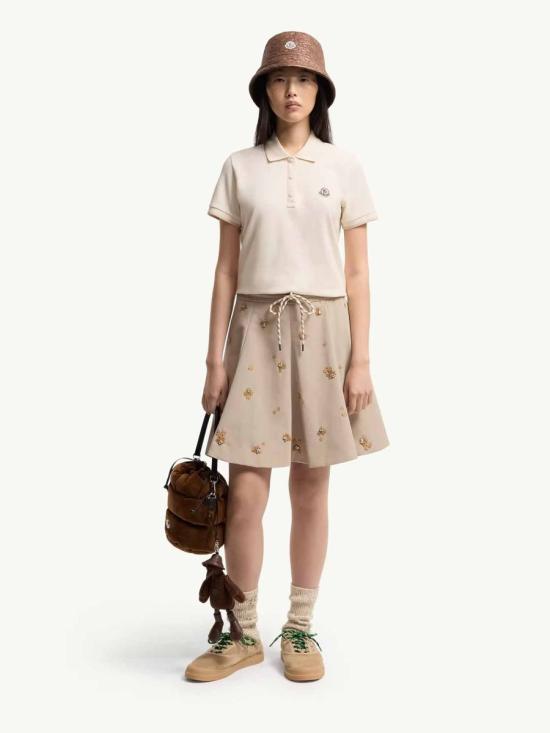 26SS 몽클레어 폴로 티셔츠 L10938A0000484720 034 Beige - MONCLER