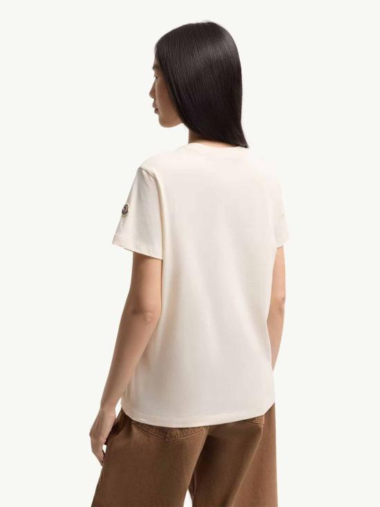 26SS 몽클레어 반팔 티셔츠 L10938C0002189AUO 037 Beige - MONCLER