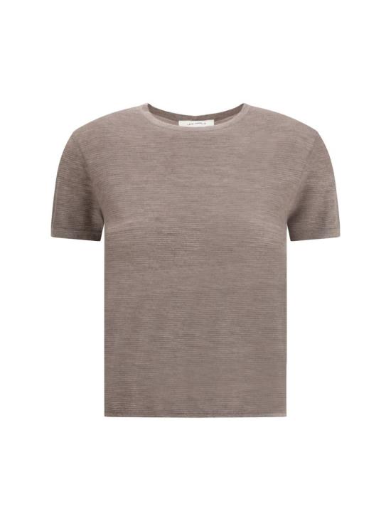 26SS 리사 양 반팔 티셔츠 2025101 DF BROWN