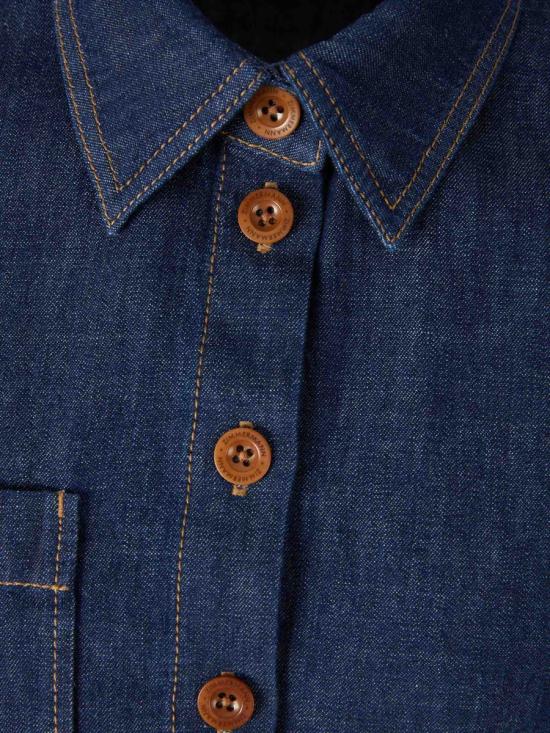 25FW 짐머만 블라우스 2799TSS251 ALNAtlantic DENIM BLUE - ZIMMERMANN