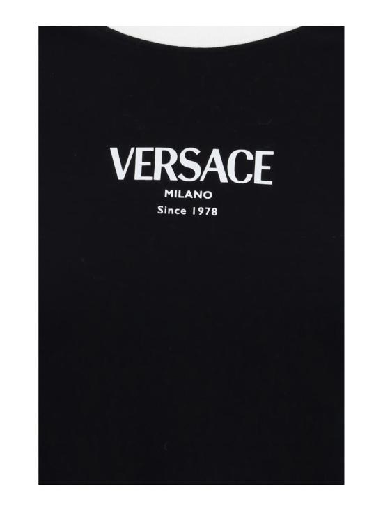 26SS 베르사체 반팔 티셔츠 10226561A16685 2B020 Black - VERSACE
