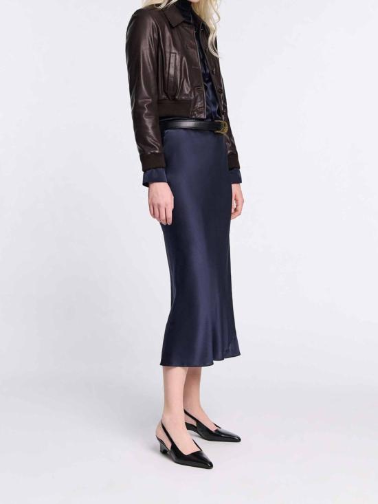 26SS 도로시 슈마허 미디 스커트 888 049504 899dark navy MIDNIGHT BLUE - DOROTHEE SCHUMACHER