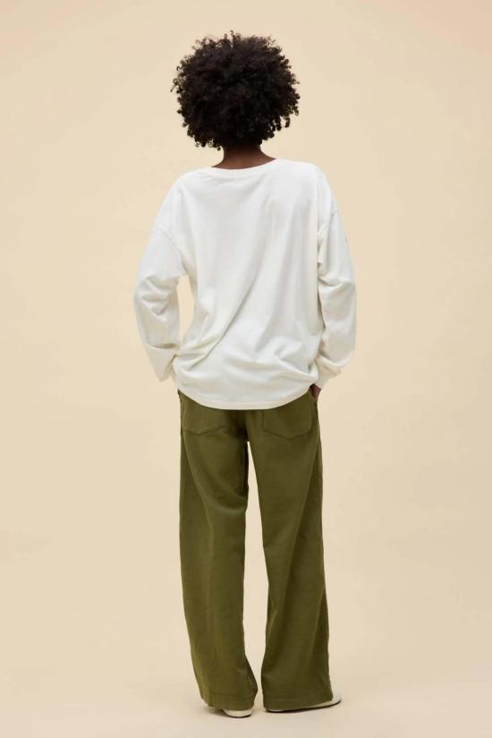  데이드리머 긴팔 티셔츠 데이드림머 레드 제플린 포 심볼스 머치 긴팔 탑 빈티지 화이트 - DAYDREAMER