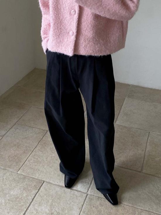  더 엔케이씨 스토어 스트레이트 팬츠 Nkc 스토어 다니엘 팬츠 네이비 - The NKC Store